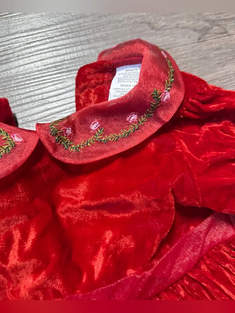 Red Velvet Girls' Holiday Dress